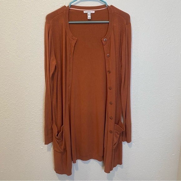 Isaac Mizrahi Live Duster Sweater Cardigan - Picture 9 of 13